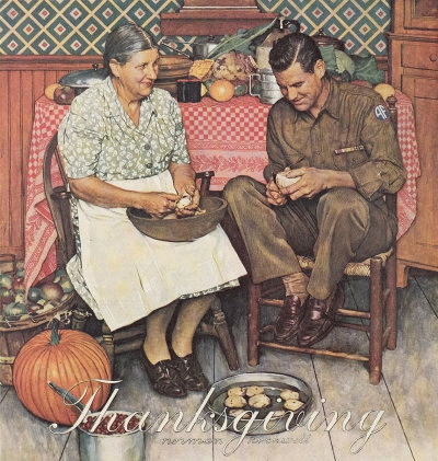 Rockwell Thanksgiving image
