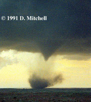 tornado pictures. Example of a tornado where the
